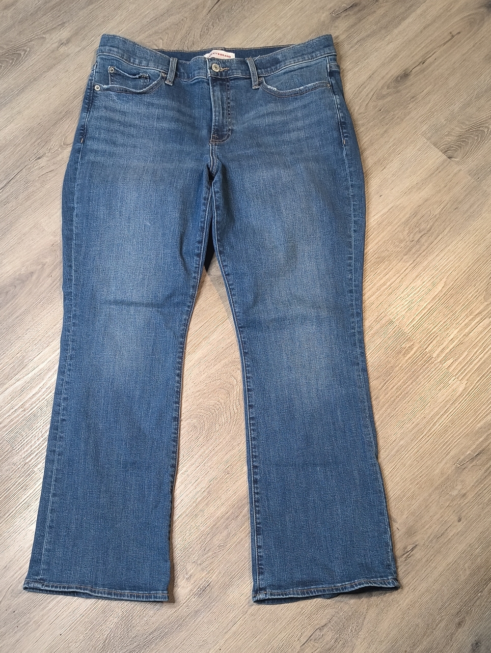 S1175 Boot Cut Mid Rise Lucky Brand Stretch Size 14 Women's Jeans